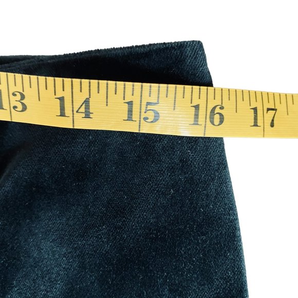 Ron Leal Velvet Trouser Pants Classic Black Holiday Party Size 10 - Picture 11 of 14